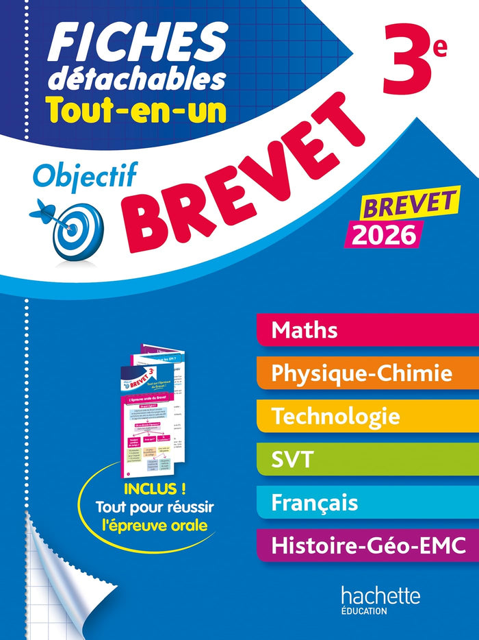 Objectif Brevet - Fiches Tout-en-un 2026