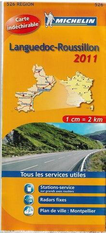 CARTE ROUTIERE 526 LANGUEDOC ROUSSILLON HR 2011