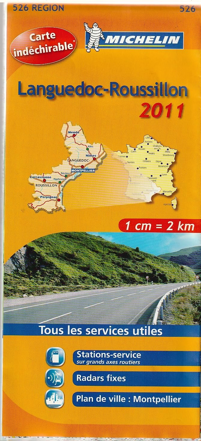 CARTE ROUTIERE 526 LANGUEDOC ROUSSILLON HR 2011