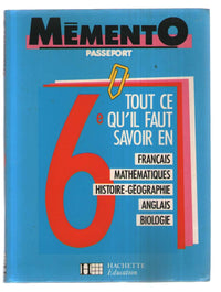 Memento Passeport Sixième