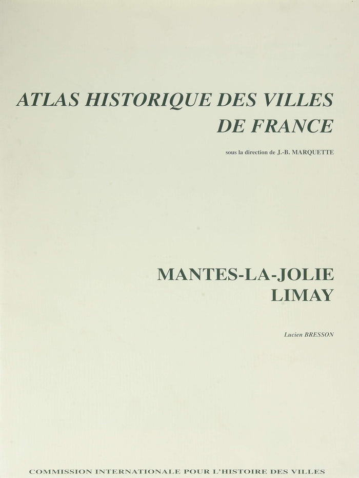 Atlas historique des villes de France