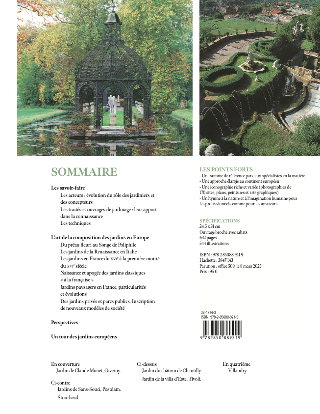 L'art des jardins en Europe