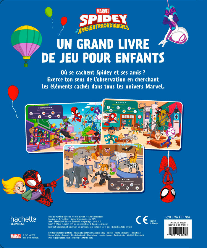 Spidey et ses amis extraordinaires - Mon Cherche et Trouve - J'ai 4 ans