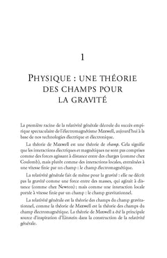 Relativité générale. L'essentiel