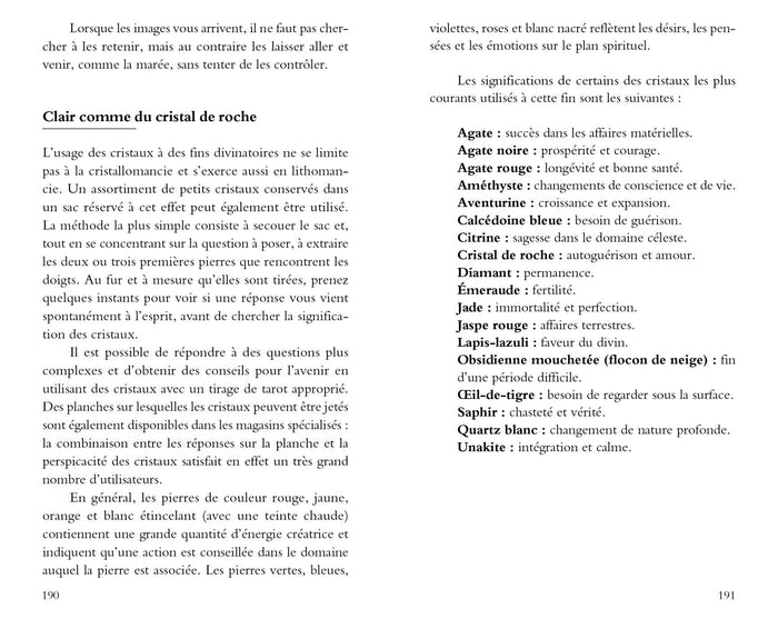 Tarot et autres arts divinatoires