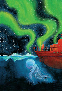 La méduse géante de l'Arctique