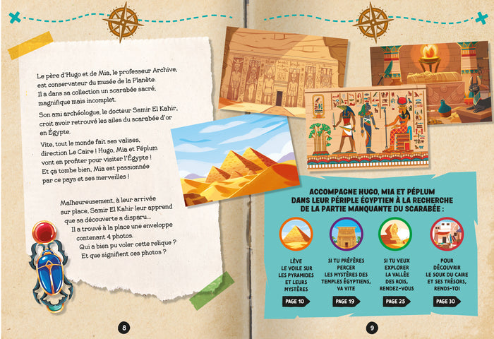 Enquête mystère - Le secret des pyramides