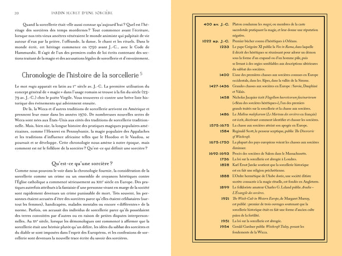 Jardin secret d'une sorcière