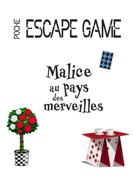 Escape game de poche junior : Malice au pays des Merveilles