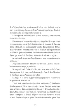 Autobiographie de la neige