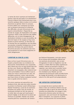 60 micro-aventures en France