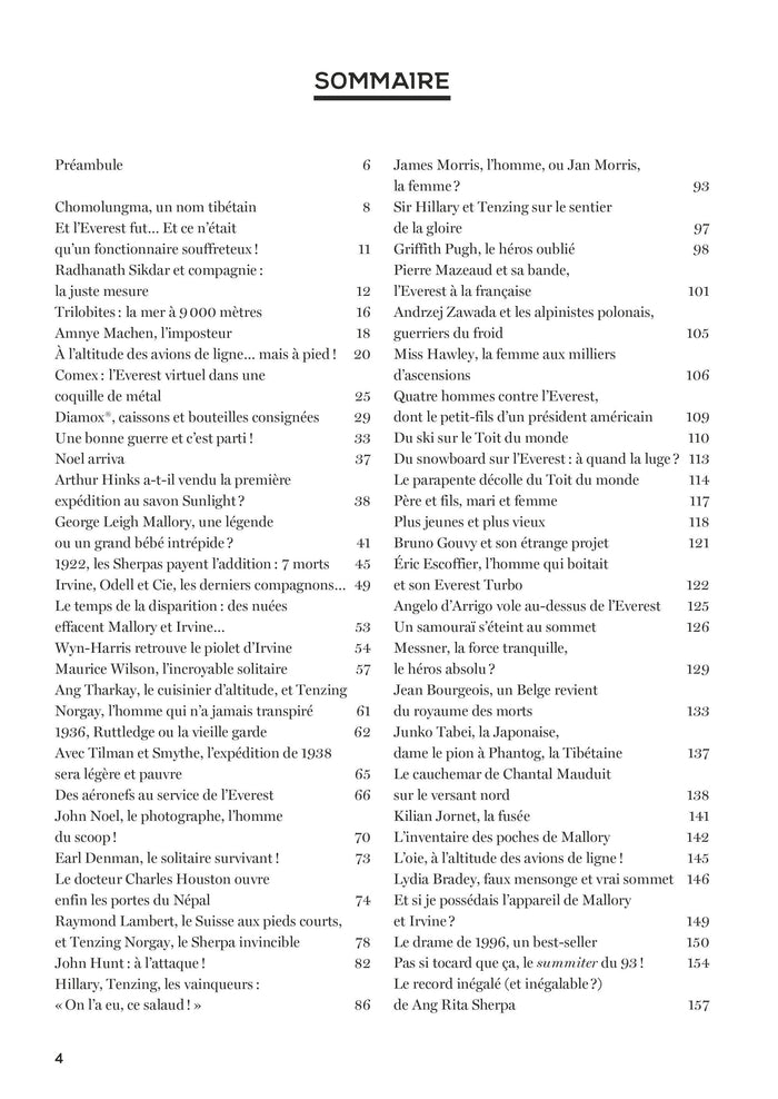 Une histoire de l'Everest