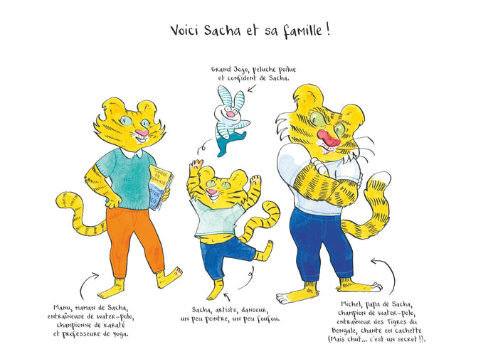 Sacha et la timidité du Tigrou