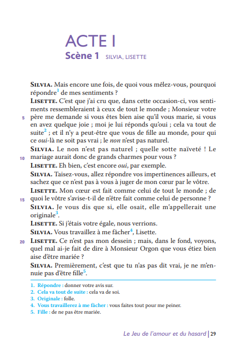 Le jeu de l'amour et du hasard