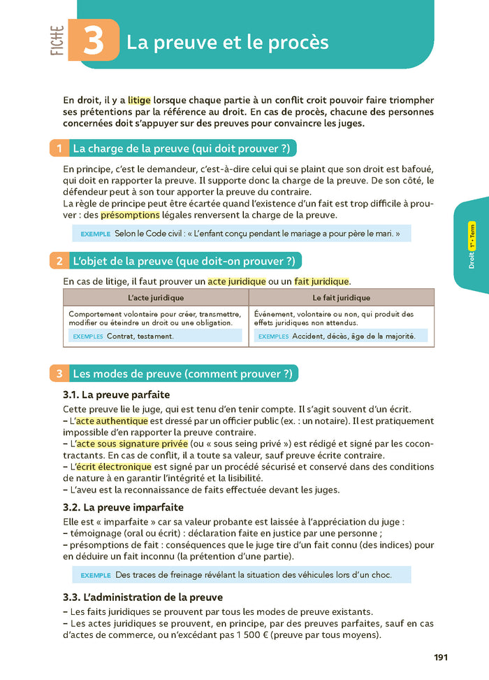 Toutes les matières Bac STMG - Spécialité Mercatique Tle + spécialités de 1re Réflexe N° 4