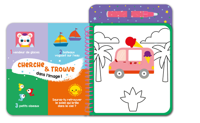 Mon feutre magique à la mer