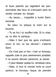 Sami et Julie Roman CE2 Panique au zoo