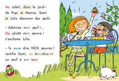 Sami et Julie- Spécial DYS (dyslexie)  Sami et Julie cherchent les oeufs