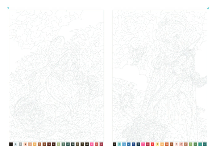 Coloriages mystères Disney - Saisons