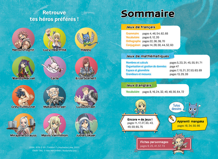 Fairy Tail - Jeux de vacances 2024 - Du CM2 à la 6e