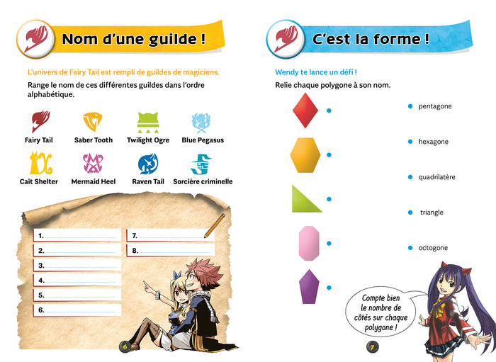 Fairy Tail - Jeux de vacances 2024 - Du CM2 à la 6e
