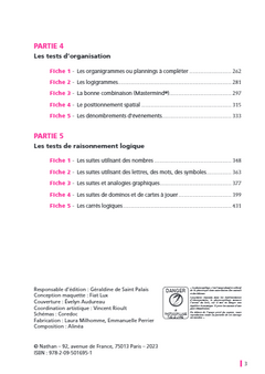 Tests psychotechniques - Maxi préparation 2023/2024