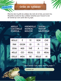 Mon bloc de jeux et d'activités pour le CP - Une saison au zoo