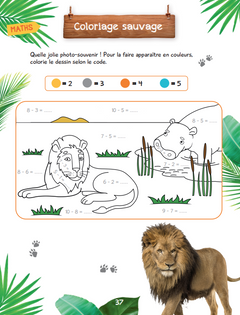 Mon bloc de jeux et d'activités pour le CP - Une saison au zoo