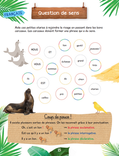 Mon bloc de jeux et d'activités pour le CE1 - Une saison au zoo
