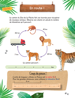Mon bloc de jeux et d'activités pour le CE1 - Une saison au zoo