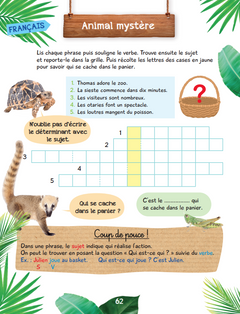 Mon bloc de jeux et d'activités pour le CE2 - Une saison au zoo