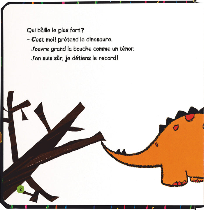 Qui bâille le plus fort ?