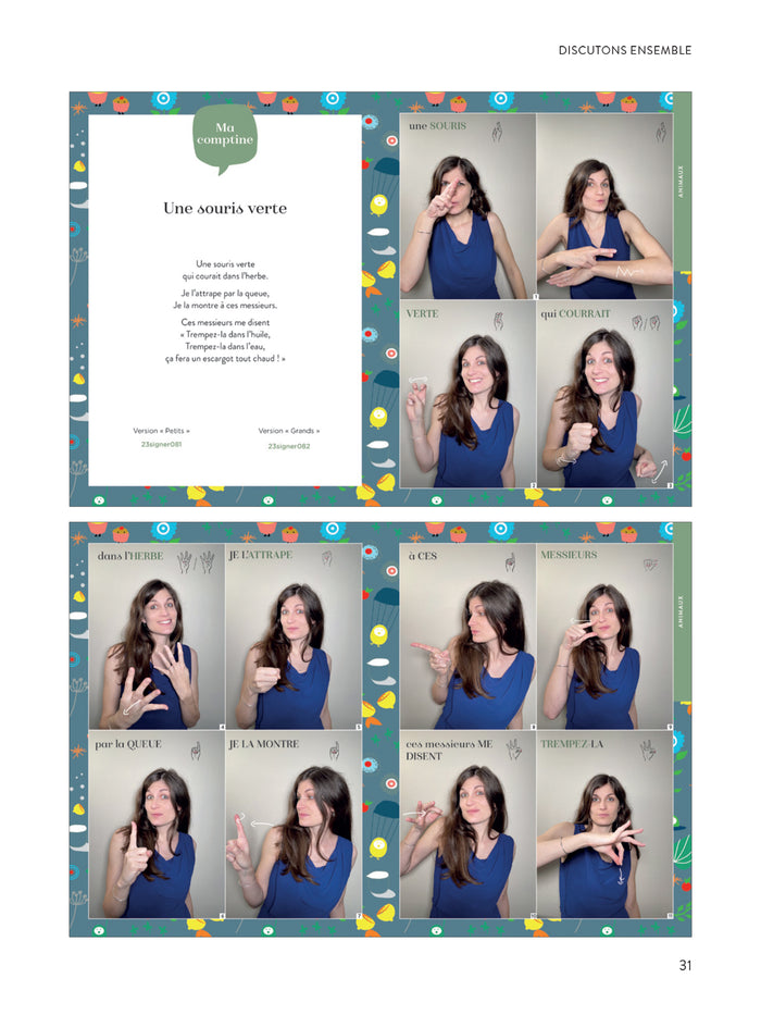 Abécédaire des signes bébé + de 300 signes et comptines avec leurs vidéos