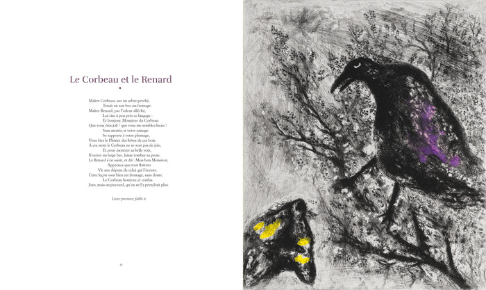 Les Fables de La Fontaine illustrées par Chagall