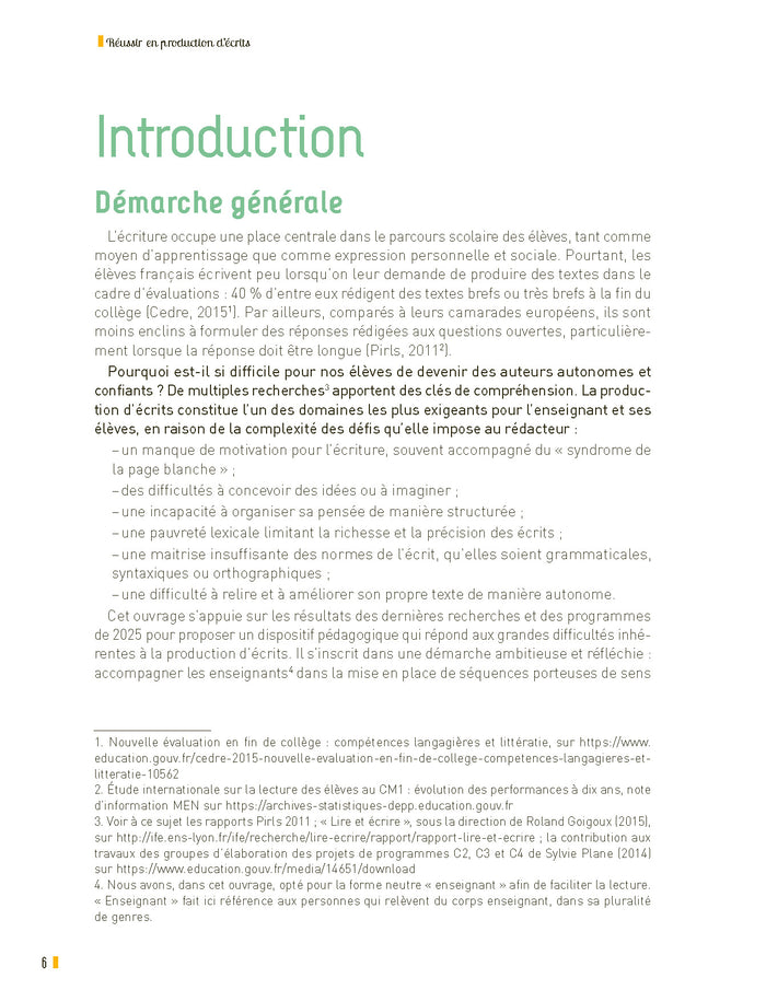 Réussir en production d'écrits