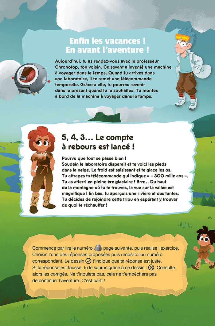 Cahier de vacances dont tu es le héros 2025 - Les incollables - CP au CE1 - 6/7 ans