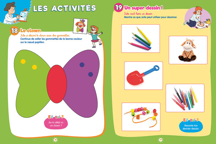 100 jeux de vacances - Sami et Julie - J'entre en Petite Section - Cahier de vacances 2025