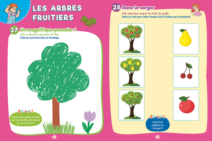 100 jeux de vacances - Sami et Julie - J'entre en Petite Section - Cahier de vacances 2025