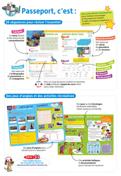 Passeport - Du CM2 à la 6ème 10/11 ans - Cahier de vacances 2026