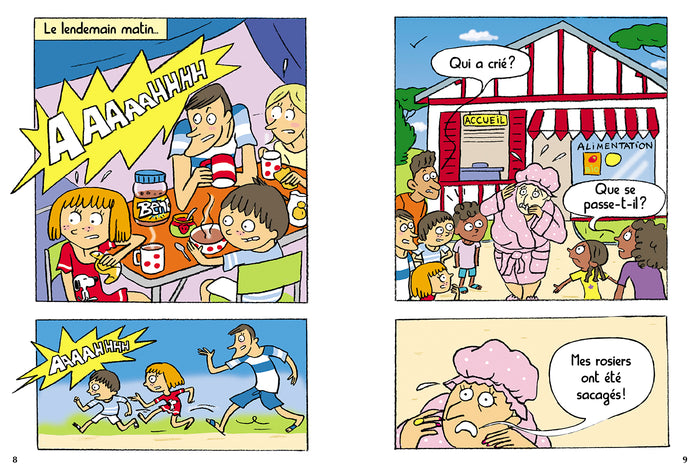 Sami et Julie BD Fin de CP-CE1 - Enquête au camping