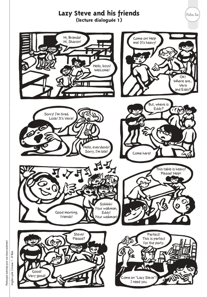 Anglais Cycle 3 Niveau 1