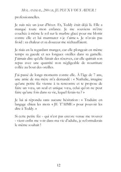Moi, animal, 200 gr, je peux vous aider !