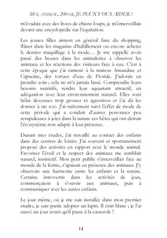 Moi, animal, 200 gr, je peux vous aider !