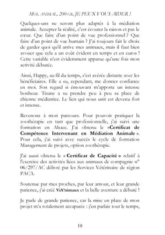 Moi, animal, 200 gr, je peux vous aider !