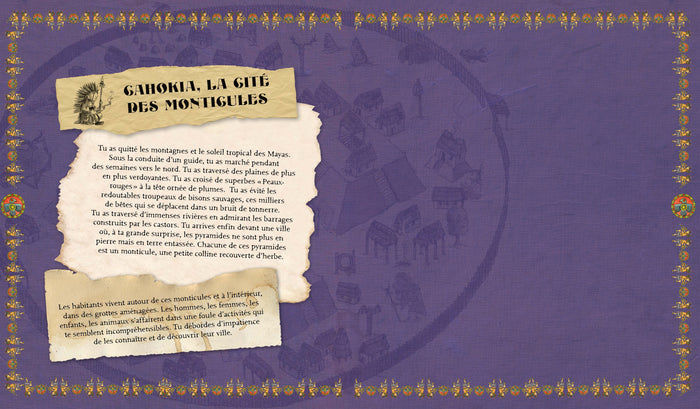 Le trésor des cités d'or - livre avec cartes et loupe