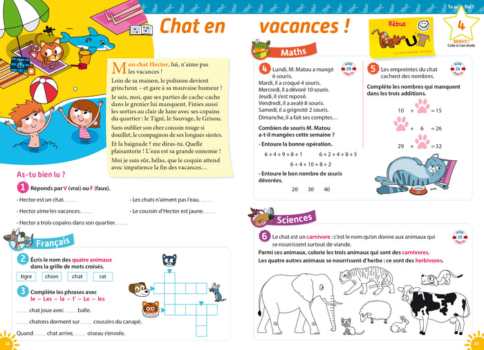 Passeport - Du CP au CE1 6/7 ans - Cahier de vacances 2025