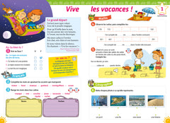 Passeport - Du CE1 au CE2 7/8 ans - Cahier de vacances 2024
