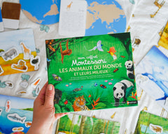 Coffret Montessori: Les animaux du monde et leurs milieux