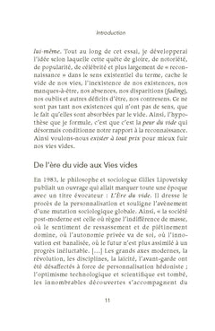 Les Vies vides