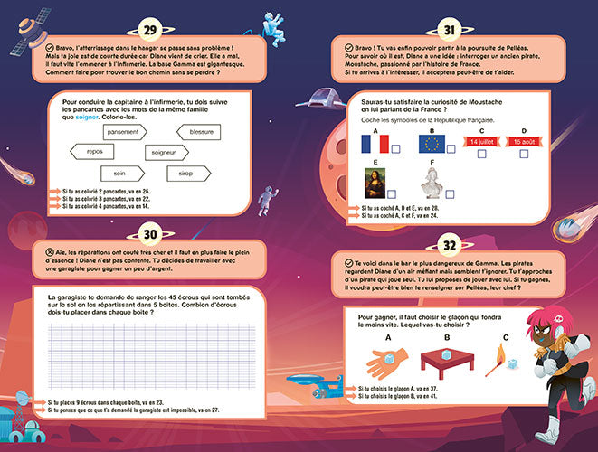 Cahier de vacances dont tu es le héros 2025 - Les incollables - CE1 au CE2